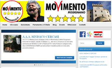 Movimento 5 Stelle | Rosignano Marittimo, Livorno - Toscana
