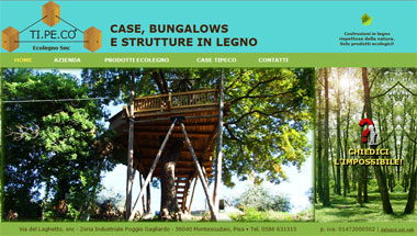 TI.PE.CO: Wooden House and Bungalows | Cecina, Livorno, Pisa - Toscana